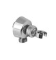 SUPPORTO PER DOCCIA DUPLEX AD INCASSO Cromo