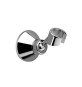 SUPPORTO DOCCIA DUPLEX IN ABS CON FORCELLA BIUSO Cromo