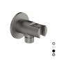 SUPPORTO MINIMAL CON PRESA ACQUA Bianco opaco