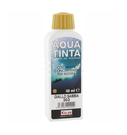AQUATINTA P/INTERNI 40 ML GIALLO SABBIA 303
