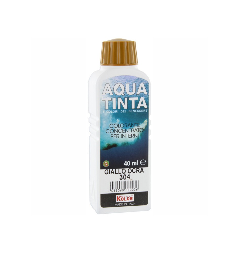 AQUATINTA P/INTERNI 40 ML GIALLO OCRA 304