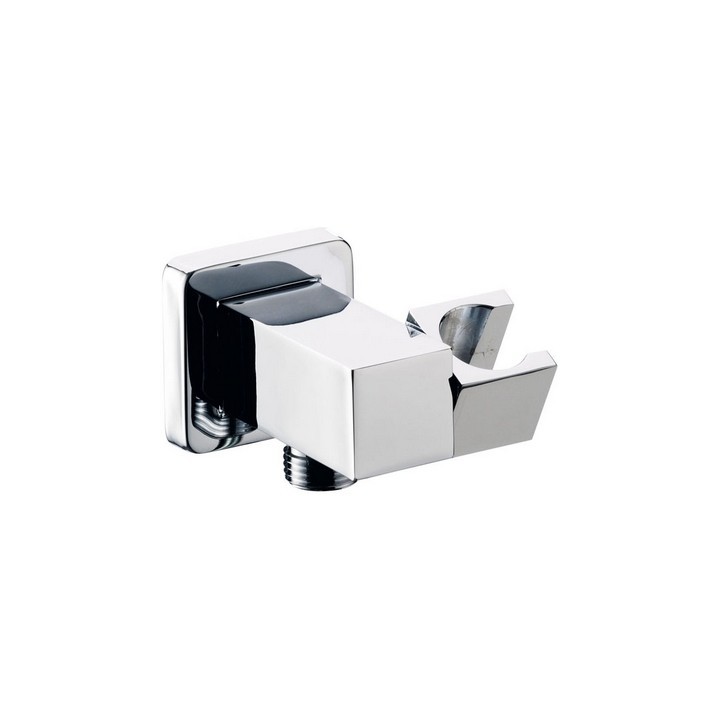 SUPPORTO SNODATO IN OTTONE PER DOCCIA Cromo