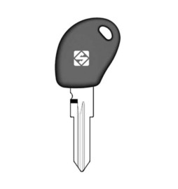 SILCA GT15RBTE CHIAVE TRANSPONDER VUOTA OTTONE