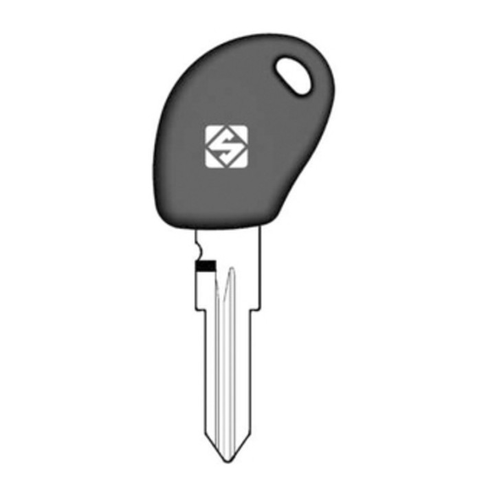 SILCA GT15RBTE CHIAVE TRANSPONDER VUOTA OTTONE