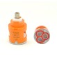 DEVIATORE ROTATIVO A 2 VIE MOD. DR 25 D. 25 Diam. 25 mm