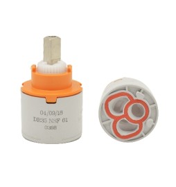 DEVIATORE ROTATIVO A DUE VIE MOD. DR 35 D.35 Diam. 35 mm