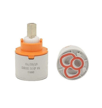 DEVIATORE ROTATIVO A DUE VIE MOD. DR 35 D.35 Diam. 35 mm