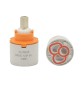 DEVIATORE ROTATIVO A DUE VIE MOD. DR 35 D.35 Diam. 35 mm