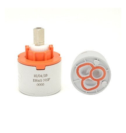 DEVIATORE ROTATIVO A DUE VIE MOD. DR 40 D. 40 Diam. 40 mm