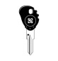 SILCA ZD24RTE CHIAVE TRANSPONDER VUOTA OTTONE