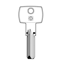 SILCA GVY1R CHIAVE PUNZONATA OTTONE