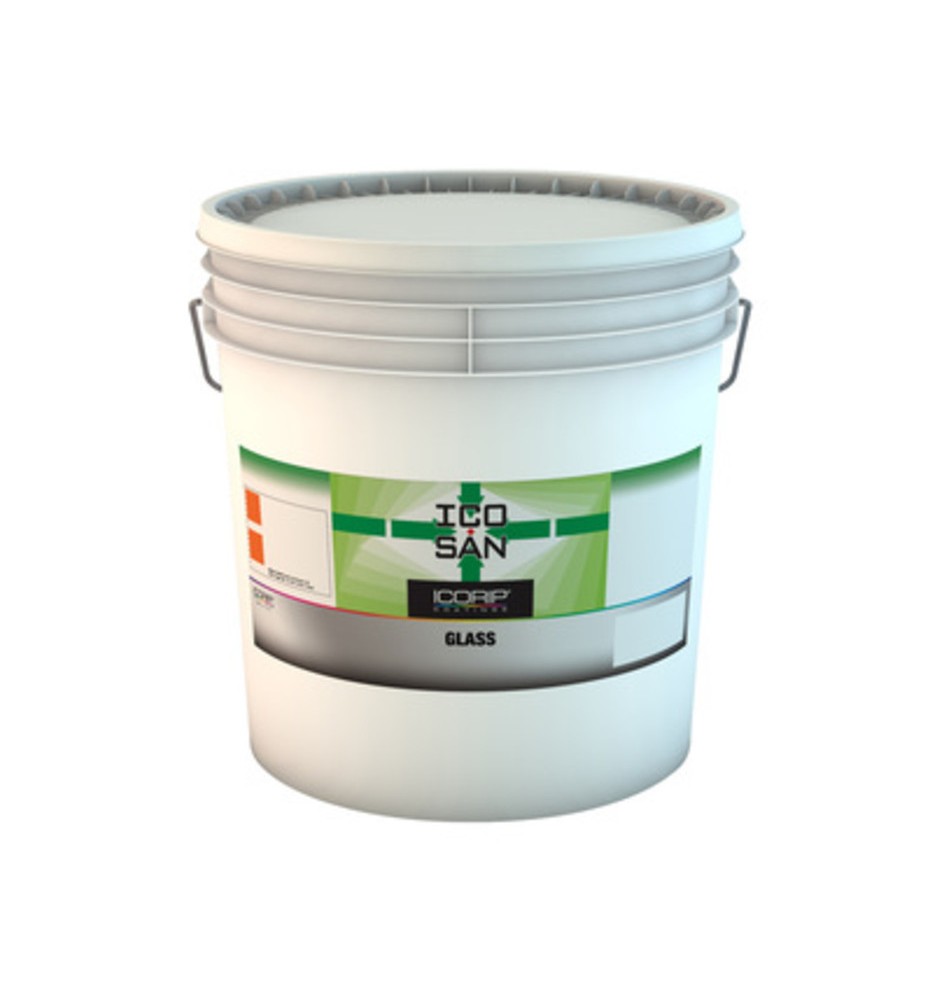 IDROPITTURA ICOSAN GLASS BK BIANCO 0,750 L