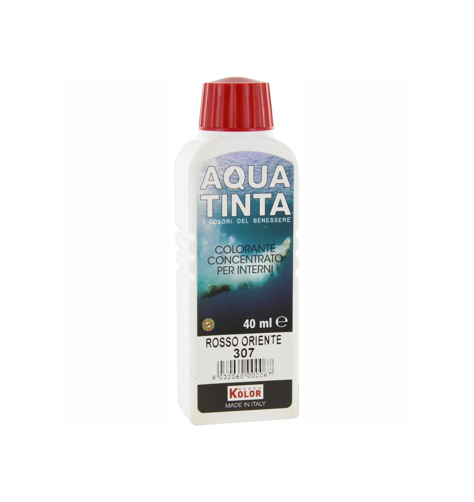 AQUATINTA P/INTERNI 40 ML ROSSO ORIENTE 307