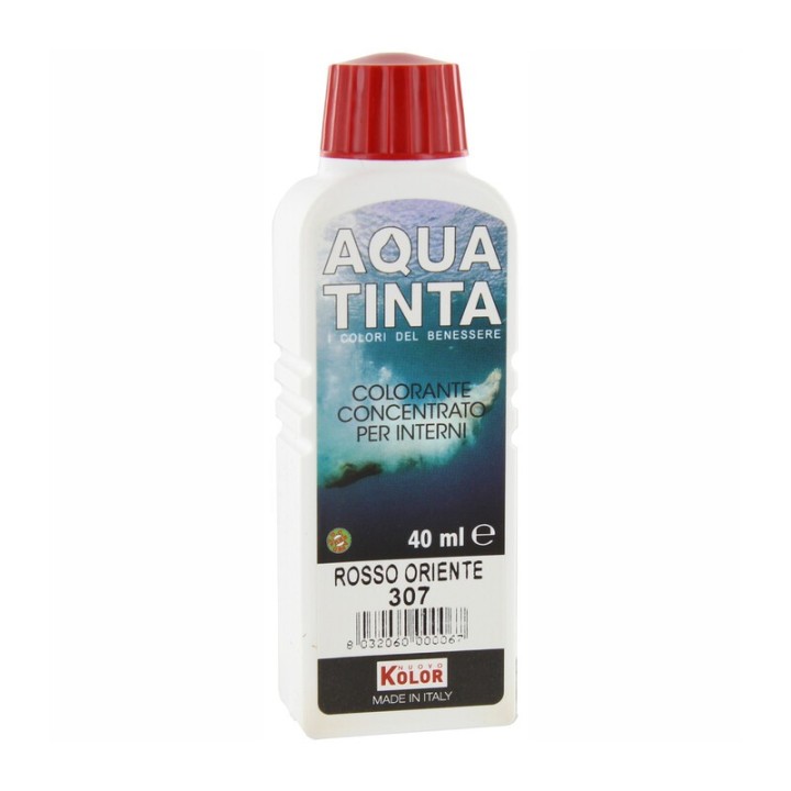 AQUATINTA P/INTERNI 40 ML ROSSO ORIENTE 307