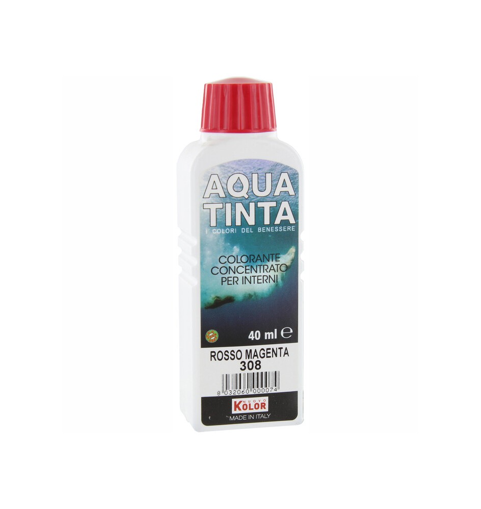 AQUATINTA P/INTERNI 40 ML ROSSO MAGENTA 308