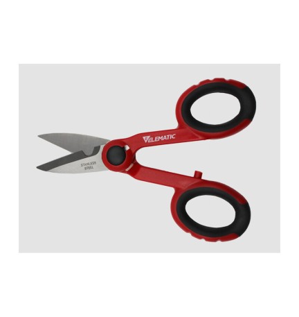 PL FORBICI P/ELETTRICISTA LAME DIRITTE INOX*