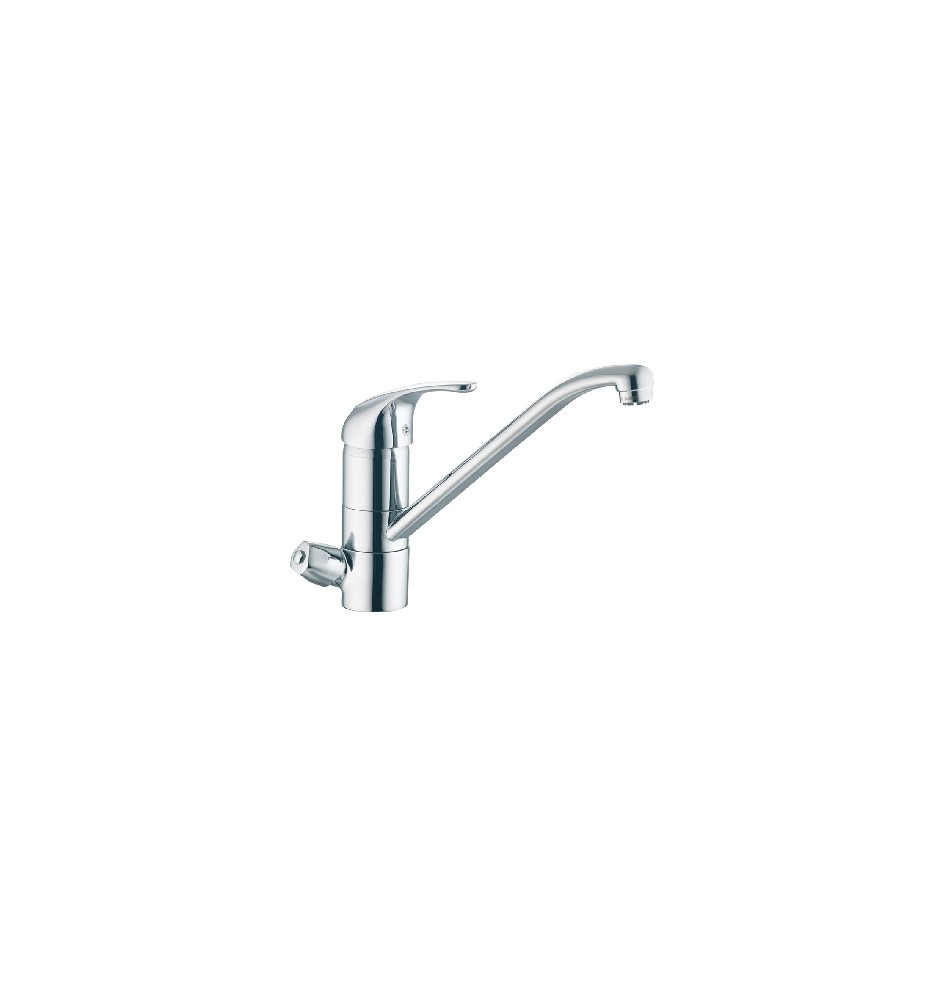 MONOCOMANDO LAVELLO TRE VIE CON ATT. ACQUA DEPURATA Cromo