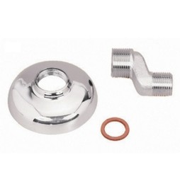 ECCENTRICO OTTONE CROMATO C/SPOSTAMENTO 1/2" x 3/4" mm. 25