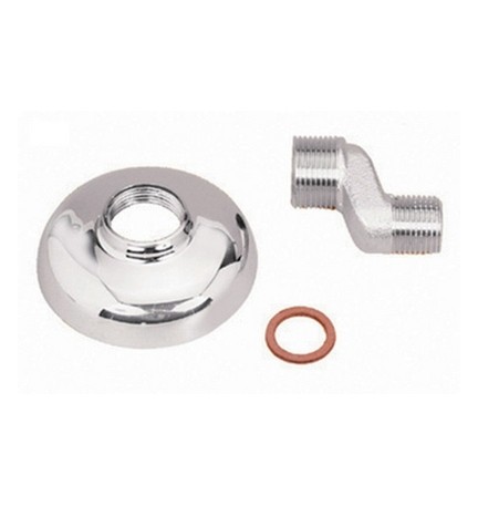 ECCENTRICO OTTONE CROMATO C/SPOSTAMENTO 1/2" x 3/4" mm. 25