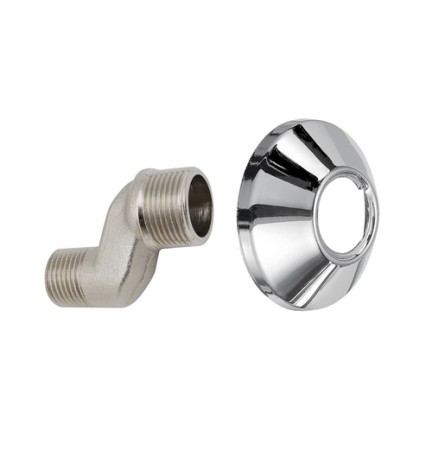 RACCORDO ECCENTRICO VERSIONE PROLUNGATA 1/2" x 3/4" spos. 25 mm