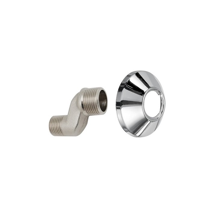 RACCORDO ECCENTRICO VERSIONE PROLUNGATA 1/2" x 3/4" spos. 25 mm