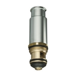 DEVIATORE IN OTTONE PER INCASSO DOCCIA 2 USCITE Cromo