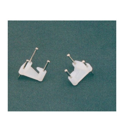 SC GANCIO P/QUADRO NYLON A 3 PUNTE 10 PZ*