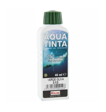 AQUATINTA P/INTERNI 40 ML VERDE OLIVA 313