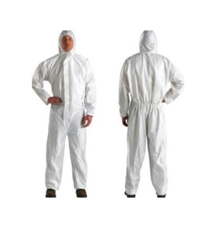 TUTA MONOUSO DPI CAT.III TIPO 5/6 CE-0624 TG. XL BIANCO