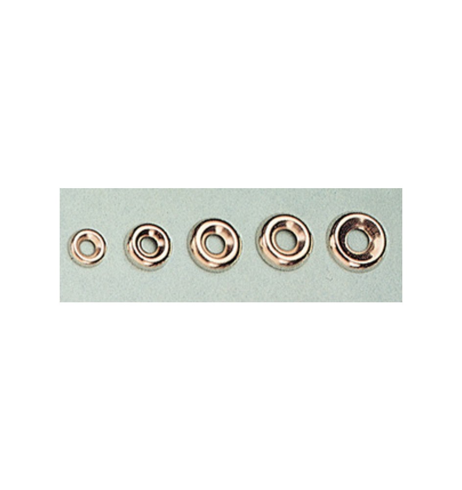 ORLI SOTTOVITE ACCIAIO NICHELATO 14 MM*