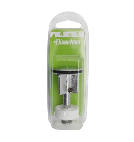 TAPPO SALTERELLO OTTONE CROMATO LUX BLISTER 1" 1/4