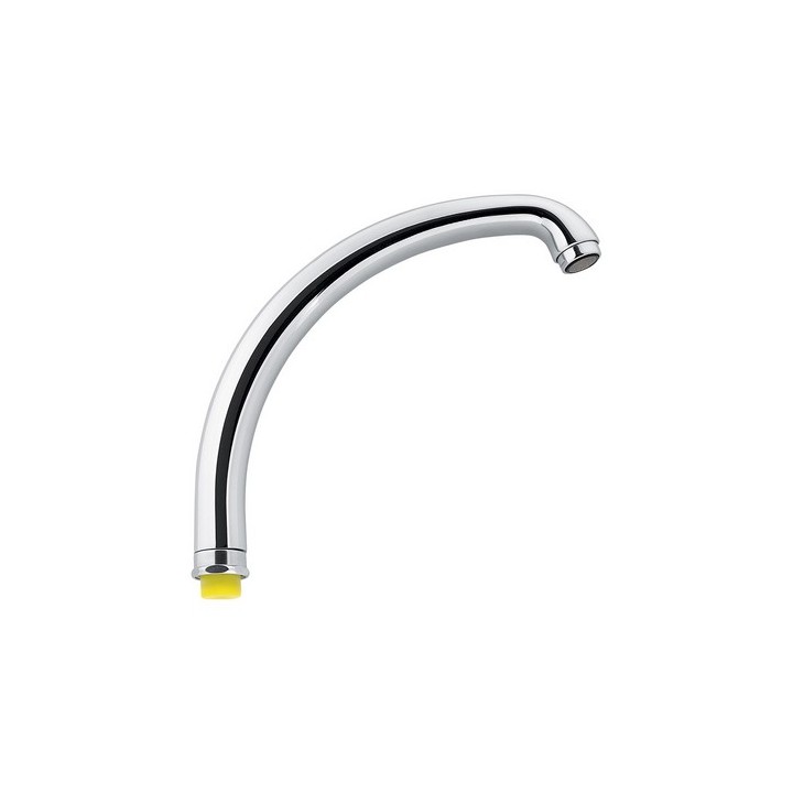 CANNA PER LAVELLO SIMILFUSA LUNGA 20 CM CROMO cm 20