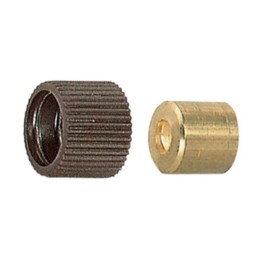 REGGIPIANO OTTONE C/GOMMA 12 MM MARRONE**