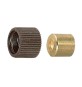 REGGIPIANO OTTONE C/GOMMA 12 MM MARRONE**