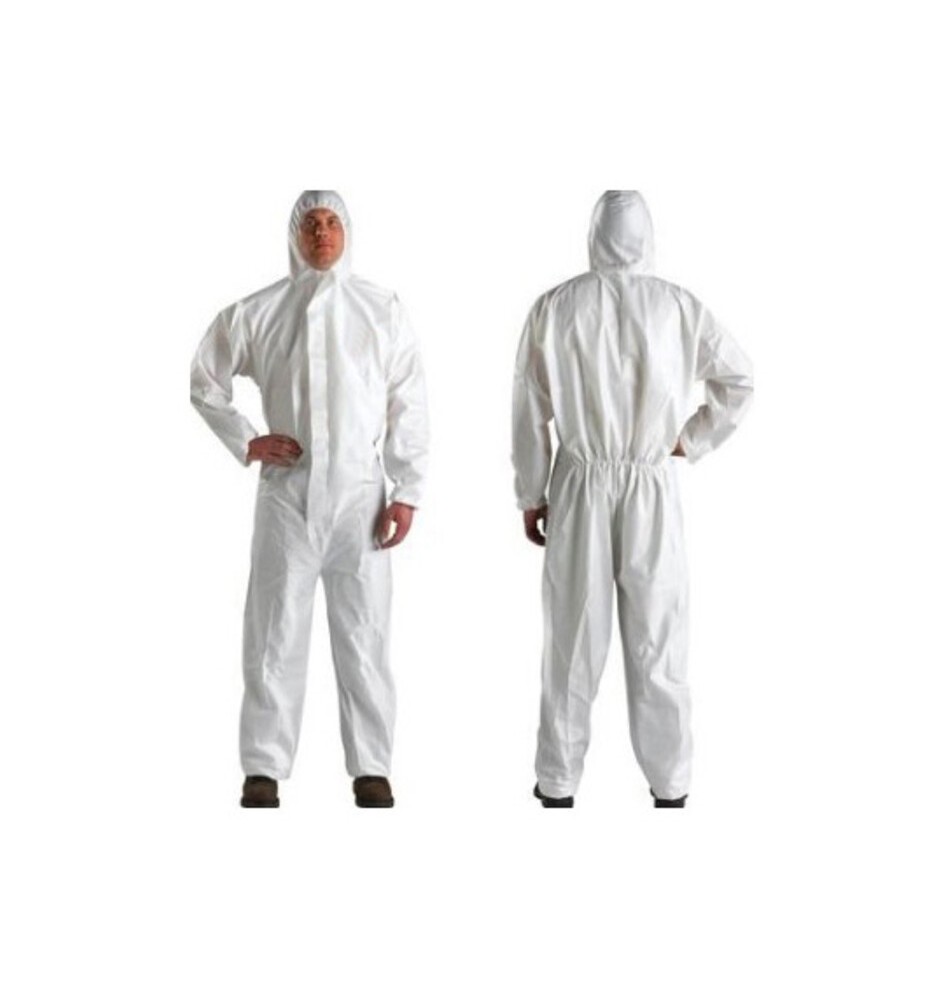 TUTA MONOUSO DPI CAT.III TIPO 5/6 CE-0624 TG.XXL BIANCO