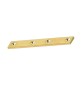 BL LASTRINA A 4 FORI DIRITTA OTTONE 80 MM 2 PZ