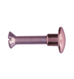 VITE P/SEDIA 30 MM BORCHIA OTTONE NICHELATO
