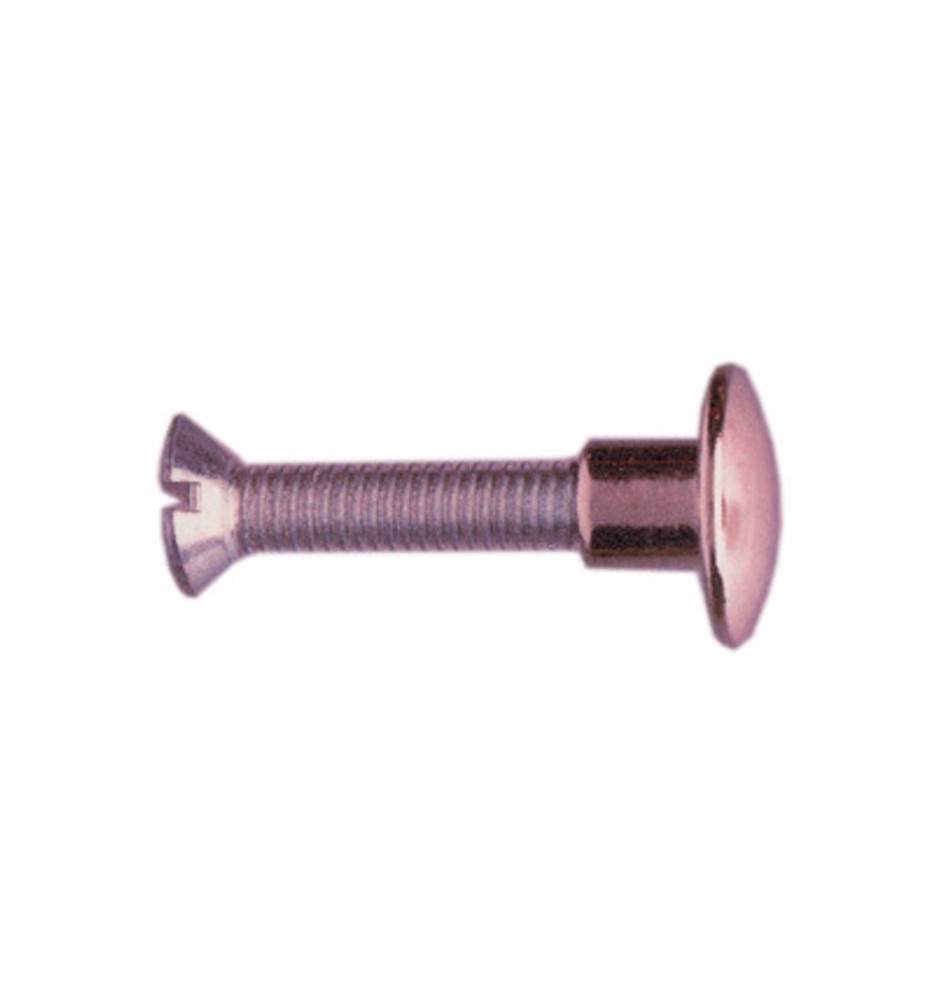VITE P/SEDIA 30 MM BORCHIA OTTONE NICHELATO
