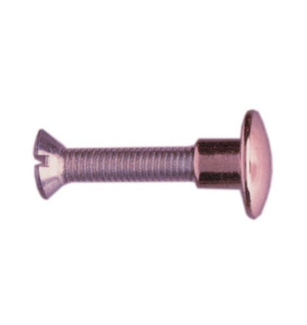 VITE P/SEDIA 30 MM BORCHIA OTTONE NICHELATO