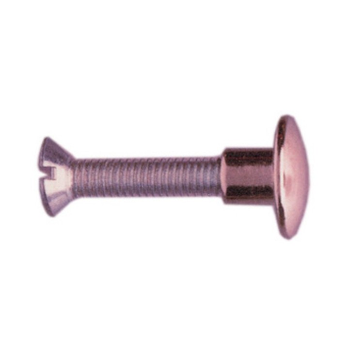 VITE P/SEDIA 30 MM BORCHIA OTTONE NICHELATO