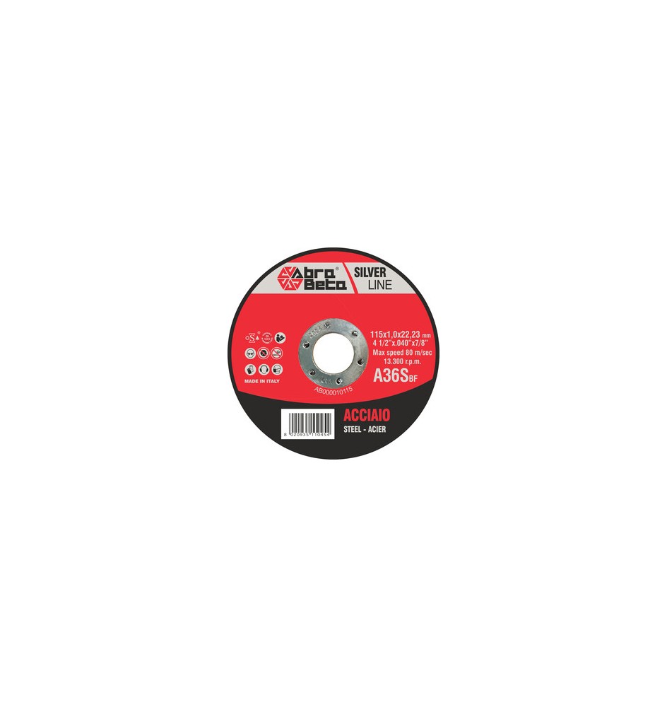 ABRABETA DISCO P/FERRO D 115X1,0 MM