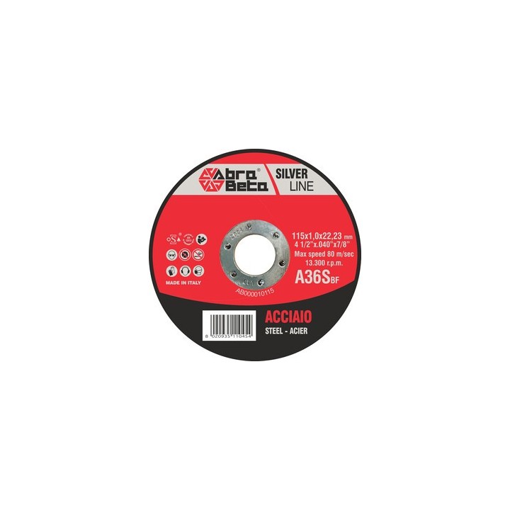 ABRABETA DISCO P/FERRO D 115X1,0 MM