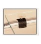BL SUPPORTI C/VENTOSA P/TUBO BIANCO 4 PZ