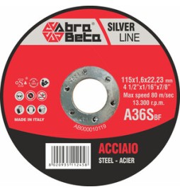 ABRABETA DISCO P/FERRO D 115X1,6 MM