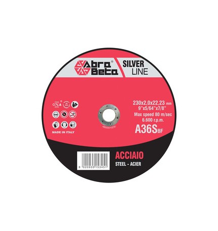 ABRABETA DISCO P/FERRO D 230X2,0 MM