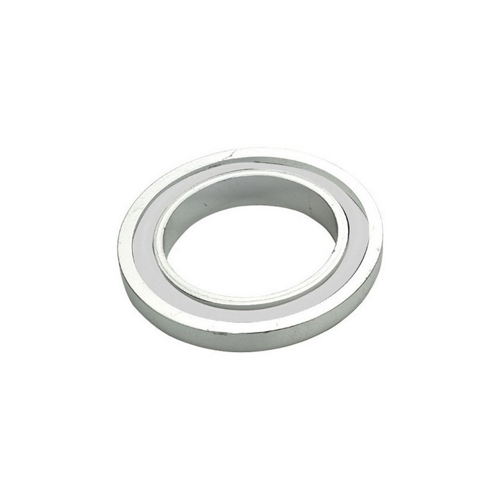 BASETTA IN OTTONE CROMATA PER MONOCOMANDI Cromo