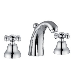 BATTERIA LAVABO CANNA ALTA SERIE MAREA Cromo