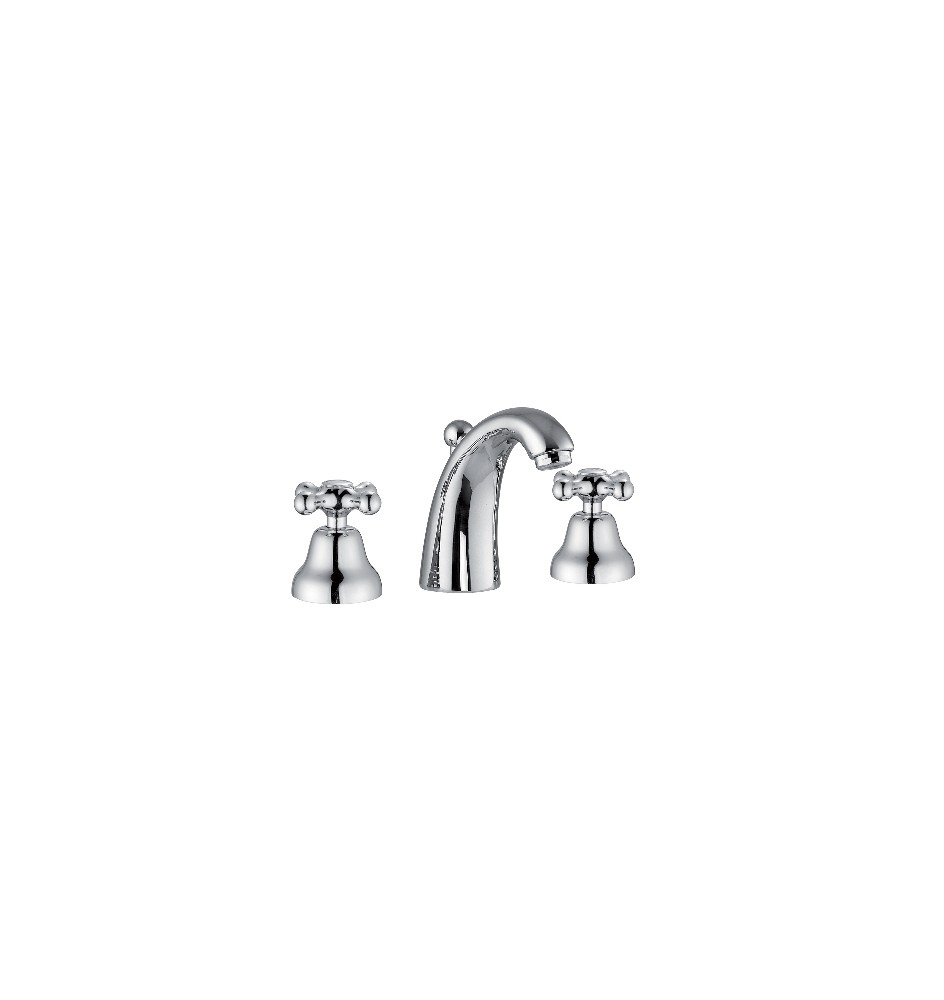 BATTERIA LAVABO CANNA ALTA SERIE MAREA Cromo