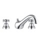 BATTERIA LAVABO CANNA BASSA SERIE MAREA Cromo