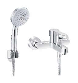 MISCELATORE MONOCOMANDO VASCA SERIE IOLE Cromo